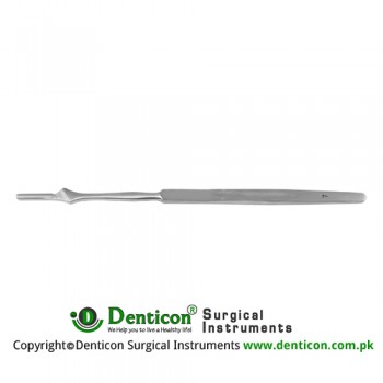 Scalpel Handle No. 7 Solid Stainless Steel, 16 cm - 6 1/4"